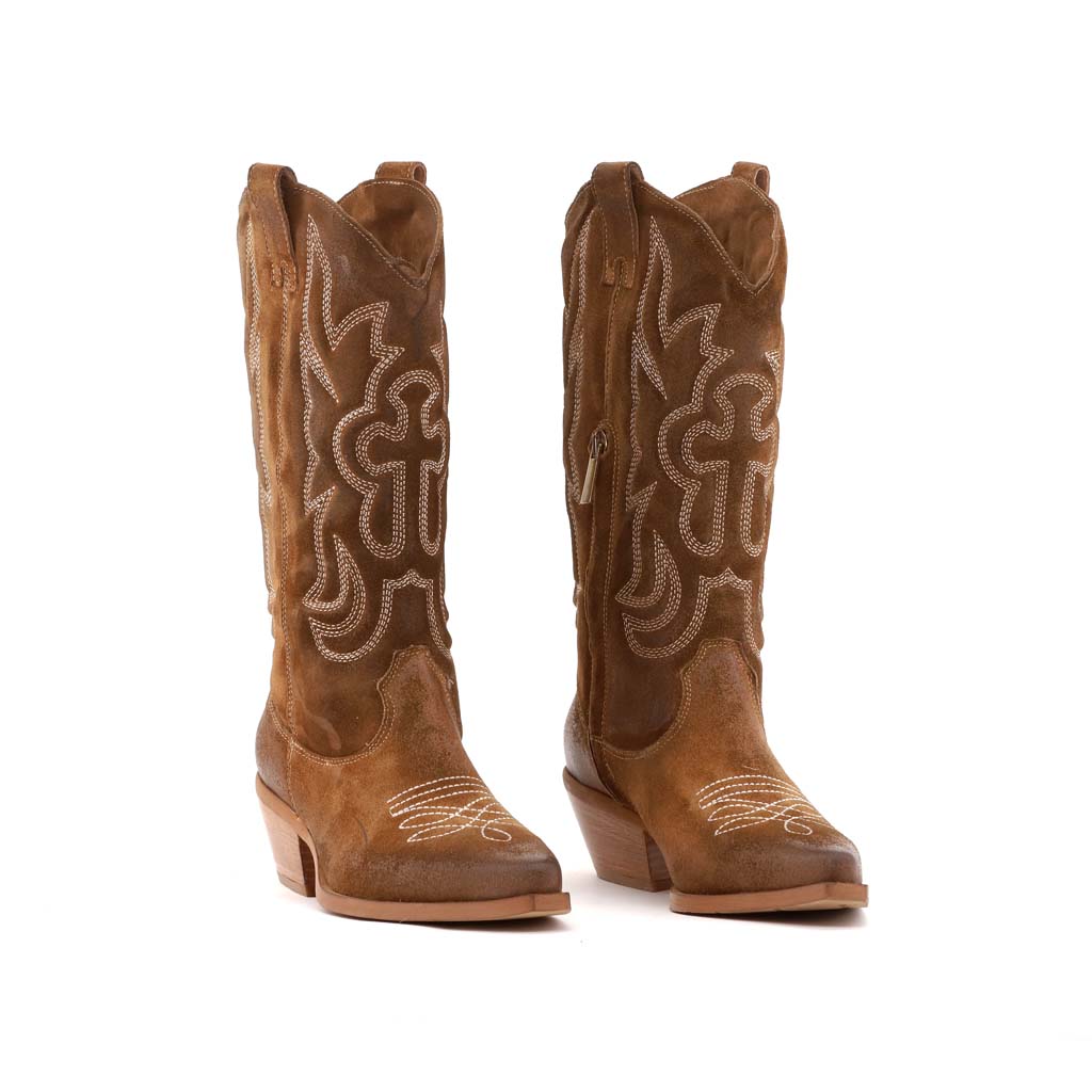 Club Style Texano Camoscio Marrone